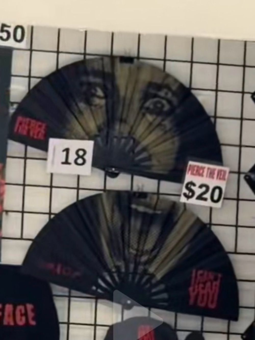 ISO!!! PTV FOLDING FAN!!